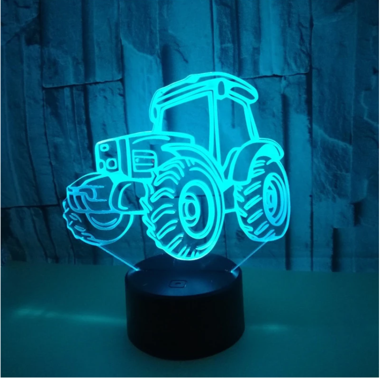 Colorful Touch Remote Control LED Visual Light